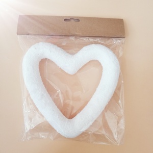 Polystyrene bọt thủ công hình trái tim trang trí đám cưới 17cm bất kỳ màu sắc có sẵn ông thương hiệu hep017 - Product Image 2
