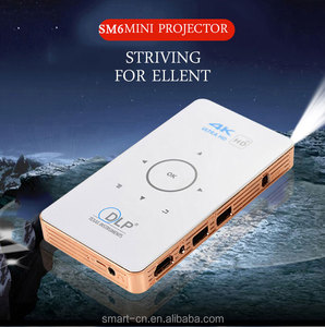 Usine <span class=keywords><strong>Le</strong></span> Plus Récent <span class=keywords><strong>4</strong></span> k mini projecteur intelligent <span class=keywords><strong>pico</strong></span> projecteur de poche Android Bluetooth DLP Projecteur plus petit - Product Image 3