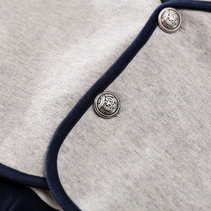 Abbigliamento per Bambini all'Ingrosso, Tutina Elegante in Cotone 100% Morbido e Delicato sulla Pelle, Manica Lunga con Gilet per Primavera e Autunno - Product Image 4