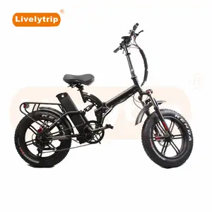 Israel 20 inch fat boy full suspension folding electric bike