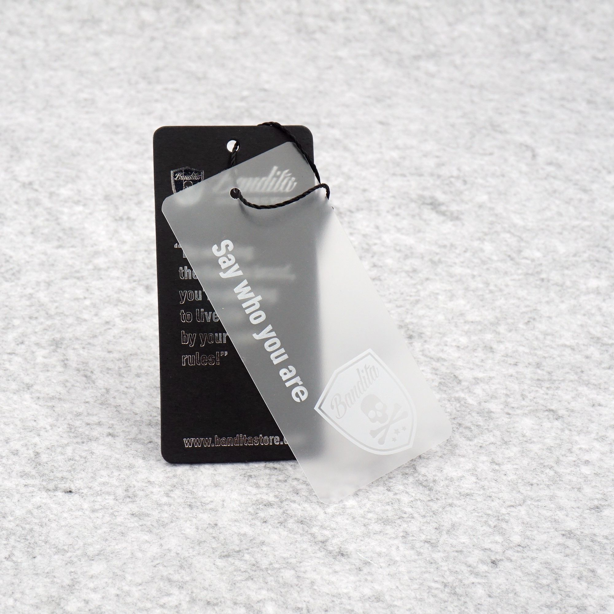 High Quality Custom logo Clothing Plastic hang Tags Semi clear Pvc Tag for Garment Brand Name Swing Tags