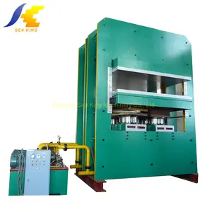 Hot press rubber machine vulcanizing