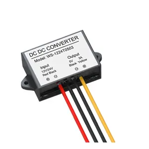 IP 68กันน้ำราคาโรงงาน DC 12/24V ถึง DC 5V 3A แปลงไฟ15W WS-12T0503