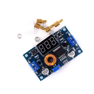 5A high power 75W power supply module DC-DC adjustable step-down module with voltmeter display LM2596 IC