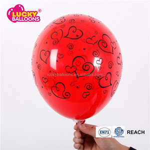 12 pulgadas te amo rosa romántica decoración de la boda globos de látex impresos para el Día de <span class=keywords><strong>San</strong></span> Valentín - Product Image 3