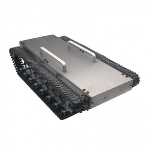 T800 Kim Loại Đầy Đủ Theo Dõi Loại Khung Nhôm Rc Xe Tăng Robot Dolly Holzer Đo Vận Tốc Sở Thích Tự Làm - Product Image 2