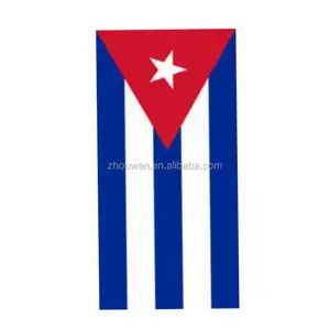 Drapeau <span class=keywords><strong>de</strong></span> Cuba 70*140cm Couverture <span class=keywords><strong>de</strong></span> <span class=keywords><strong>plage</strong></span> compressée pour la détente à la <span class=keywords><strong>plage</strong></span> - Product Image 1