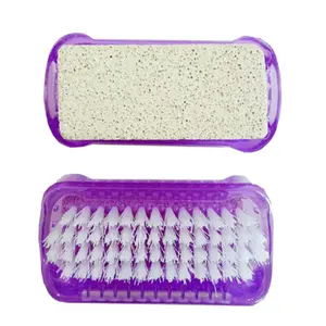 pumice stone nail brush,pedicure pumice stone,nail brush with pumice stone