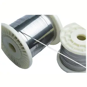 Giao hàng nhanh spooled nichrome ni80 phẳng dây điện Dây cr20ni80 NiCr NiCr 80 20 cho yếu tố làm nóng