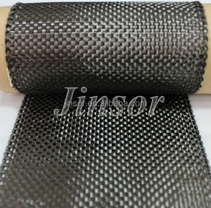 Jinsor 3k 12k Ruban tissé en fibre de carbone ignifuge écologique de 100mm de largeur pour une utilisation artisanale en plein air de voiture de haute résistance - Product Image 4