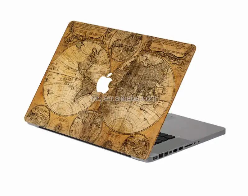 Full Body Decal Skin Sticker for Mac Book, PVC Laptop Body Skin for New Apple Macbook Pro 15 with Multi-touch Bar