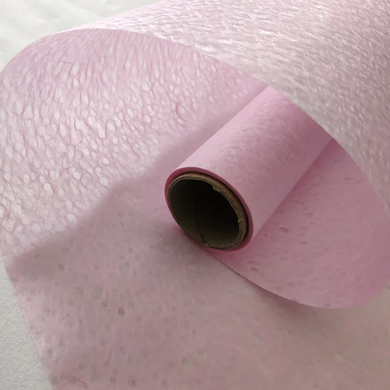 pink 40gsm 60cm x 5m mixed pulp eco friendly specialty bopp film laminated water proof flower wrapping decoration paper