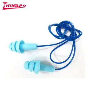 Bán Không Thấm Nước Bơi Silicone Lặn Earplug Silicone Earplug Với Dây