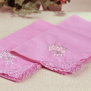 منديل نسائي ملون بتصميم الزهور والتطريز - Product Image 6
