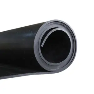 Изоляционная Промышленная 4 мм Вулканизированная тонкая плита резиновый роликовый лист Неопреновый резиновый напольный рулон