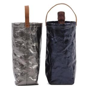 A buon mercato logo stampato sacchetto di Carta Marrone kraft vino sacchetto della Bottiglia di Acqua - Product Image 2