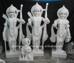 Idol, Ram, marbre blanc, Darbar - Product Image 1