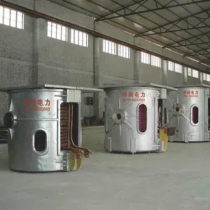 1.5 TON IF ALUMINUM ALLOY induction melting furnace