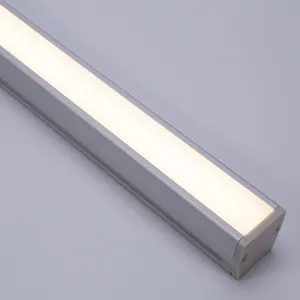 Profilé aluminium IP67 pour Led, 1 mètre, canal plat, encastrable dans le sol, nouveau Design