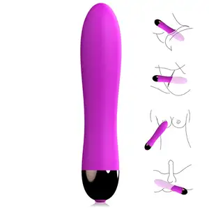 Điều trị cơ thể massage thanh USB sạc từ Vibrator âm đạo âm vật vú toàn thân massage kích thích Máy rung