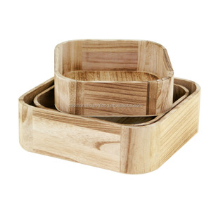 Natural madera caja de madera cajas de vegetales frutas caja - Product Image 4