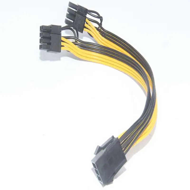 6 pin разъем PCI Express двойной 6 + 2 pin кабель питания