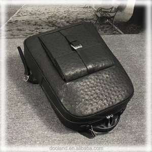 Unique Design OEM Real Exotic Ostrich Skin Genuine Ostrich <strong>Leather</strong> <strong>Backpack</strong> <strong>Men</strong> - Product Image 2