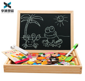 Planche à <span class=keywords><strong>dessin</strong></span> Double taille pour enfant, jeu de couleurs assorties, Puzzle en papier, jouet éducatif et magnétique - Product Image 2