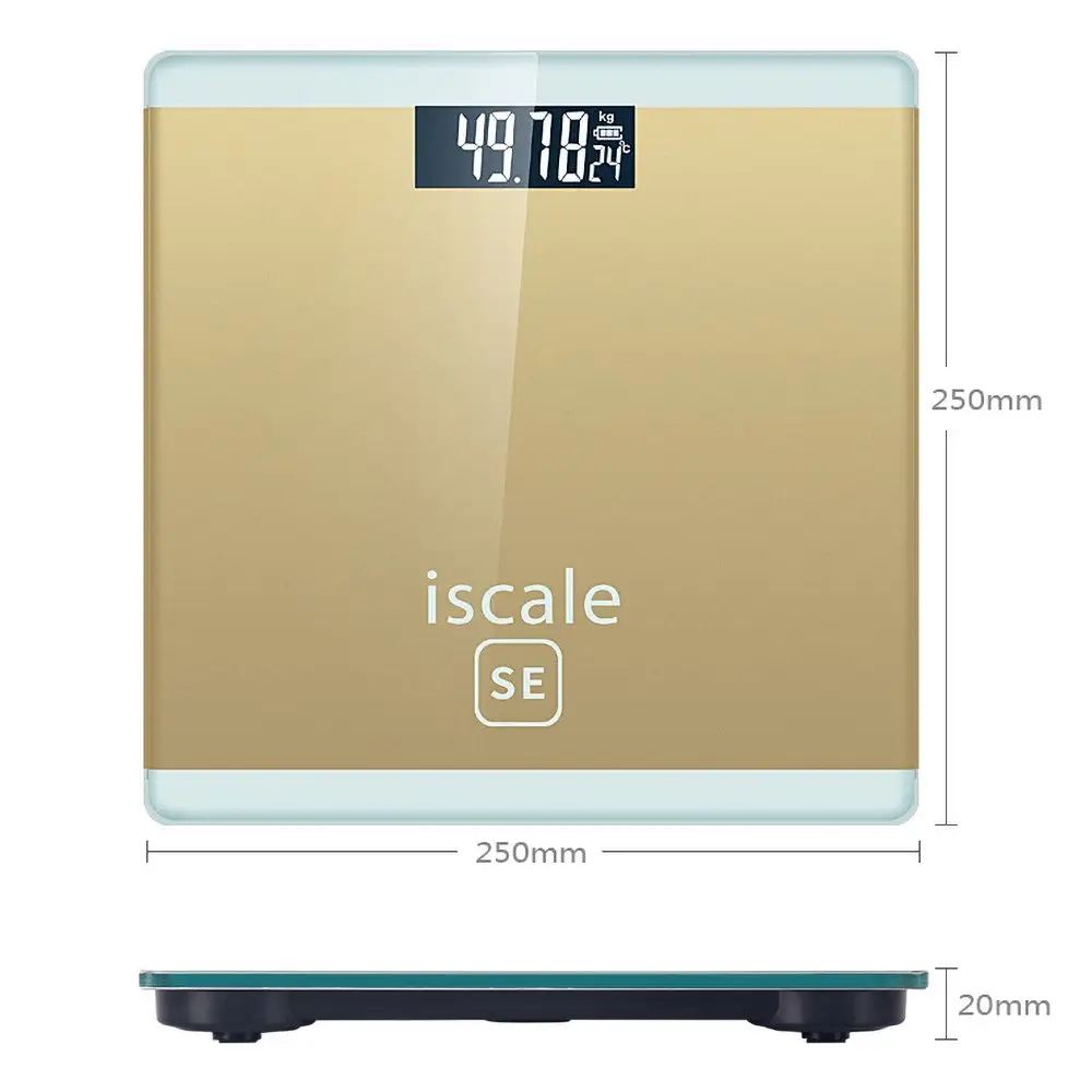 2019 Electronic Household Glass Body Weighing Scales Adult Health Custom Scales