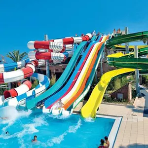 Glissades d'eau en fibre de verre, Tubes à vendre pour parc <span class=keywords><strong>aquatique</strong></span>, piscine, maison - Product Image 1