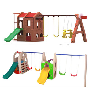 Balançoire populaire en plastique pour bébés et enfants, avec <span class=keywords><strong>toboggan</strong></span>, pour l'intérieur et l'extérieur - Product Image 6