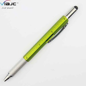 5 trong 1 công cụ đa chức năng bút với screwdrive/người cai trị/cấp/Active Stylus - Product Image 2