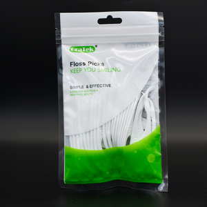 New Black Organic Disposable Dental Floss <b>Picks</b> for Tooth Health - Product Image 5