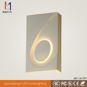 Nuevo producto 3d caved colgante de pared puro simple lámparas led wll - Product Image 2