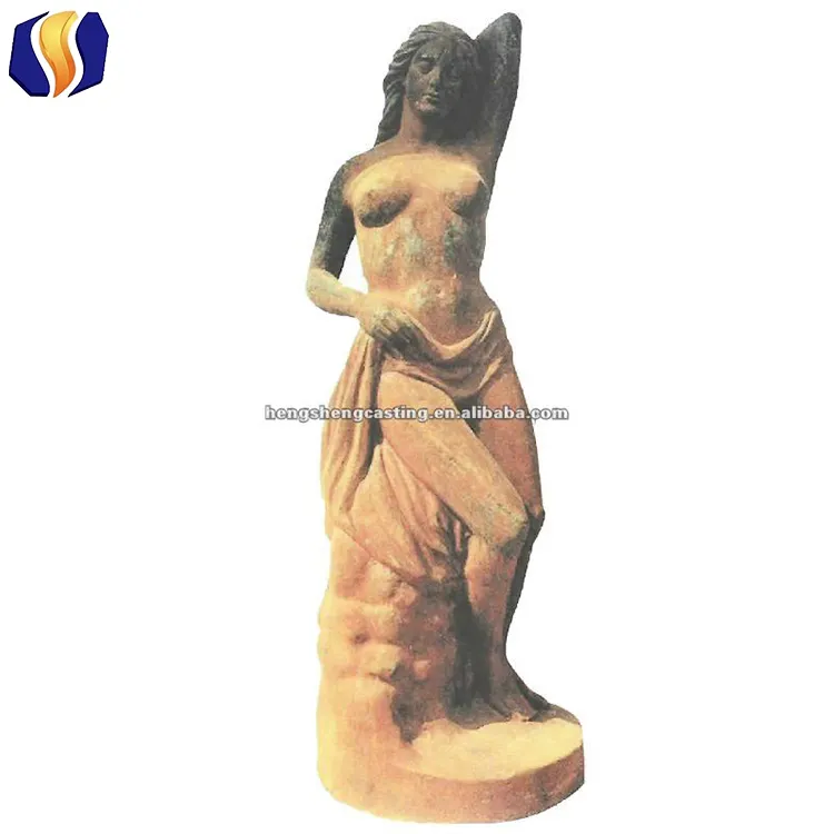 Gusseisen nude statue der venus/dame statue/skulptur auf verkauf