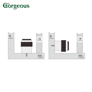 מכירה לוהטת מטרה כפולה דלת פקק - Product Image 5