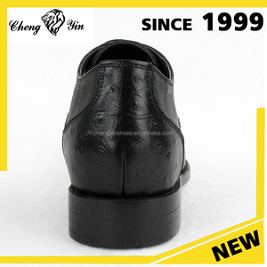 Marque italienne autruche en cuir Crocodile hommes cachés hauteur croissante bout pointu ascenseur <span class=keywords><strong>robe</strong></span> chaussures hommes - Product Image 5