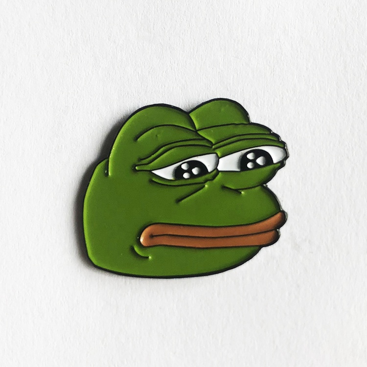 Высшее качество Kunshan мягкая эмалированная металлическая мультяшная лягушка значки на лацкан производство