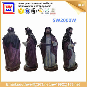 Barato estatua de jesús y 3d estatua de jesús cristo y jesús resina figurines para la decoración del hogar - Product Image 1