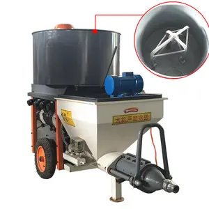 Máquina de enrolamento de mortar 380v, máquina de gesso misturadora de cimento