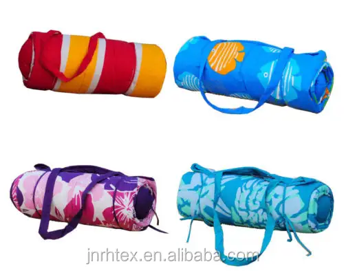 Beliebtes aufblasbares Kissen aus glatter Frottee-Baumwolle mit Logo
