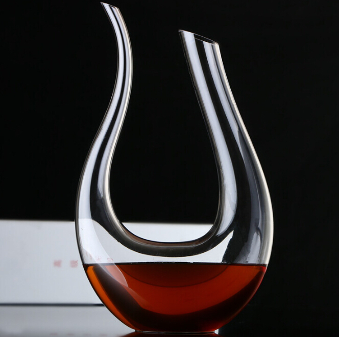Wine Decanter U Shape Classic Wine Carafe Wine Glass Decanter OEM Manufacture Factory