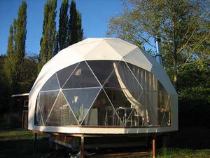Kit de dôme géodésique de <span class=keywords><strong>camping</strong></span> d'hiver en PVC personnalisé, dôme de glamping en plein air, tente d'hôtel à vendre - Product Image 5