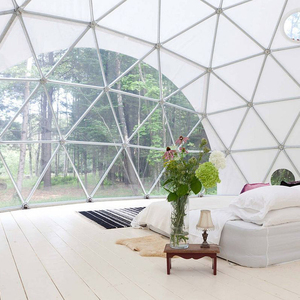 Suelo de <span class=keywords><strong>madera</strong></span> Pvc Casa de Hotel complejo turístico Igloo geodésico <span class=keywords><strong>Domo</strong></span> para glamping - Product Image 6