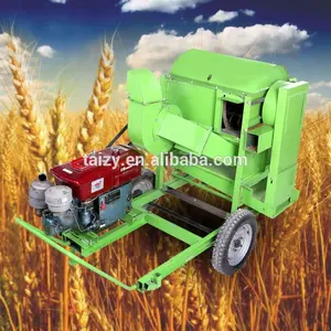 Máquina trilladora de granja para semillas de arroz, trigo, mijo, cebada, colza