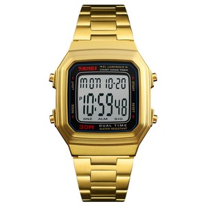 ジャムタンガン、デジタルメンズメタルゴールド腕時計 - Product Image 6