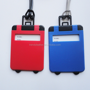 Custom <strong>Suitcase</strong> Shape Plastic Luggage <strong>Tag</strong> With Printing logo - Product Image 4