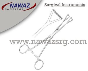 Fórceps de agarre de tejido Fórceps Duval de excelente calidad 190mm 7,1/2 "Fórceps Collins Duval Crile de acero inoxidable - Product Image 2