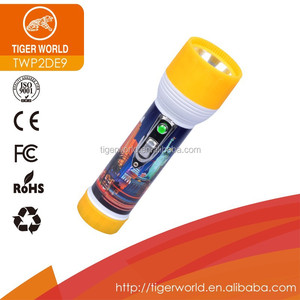 Linterna led de plástico abs portátil, iluminación de emergencia, linterna de batería seca - Product Image 2