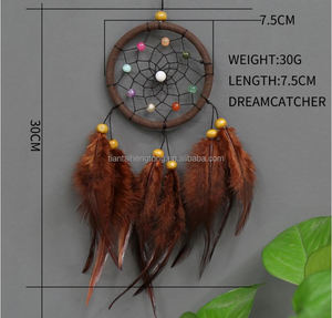 Handmade dream catcher, ciondolo appeso per la decorazione di colore diverso custom design accettabile - Product Image 6